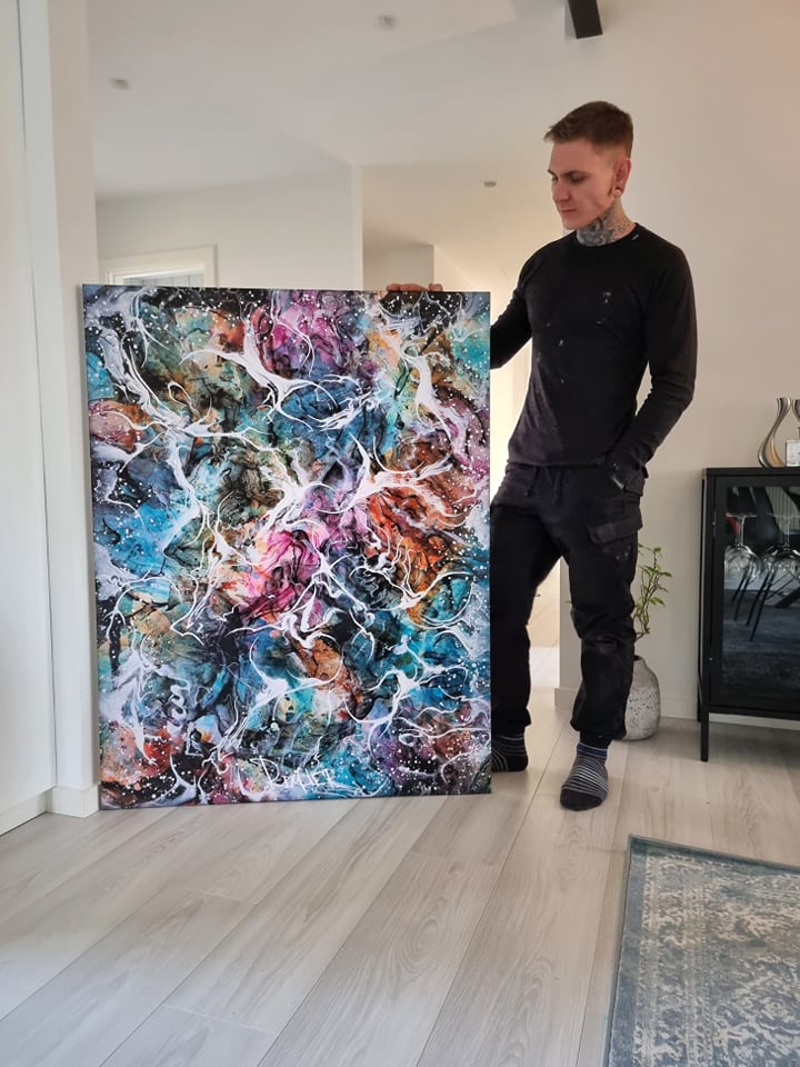 Chaos in Mandalay lærredsprint