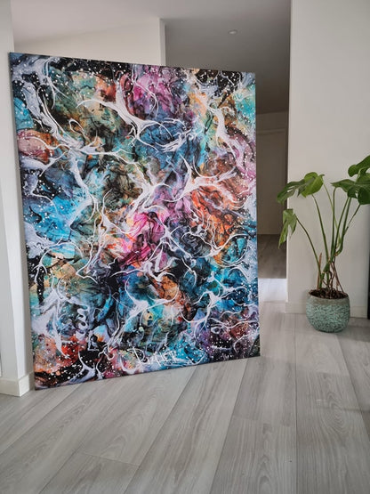 Chaos in Mandalay lærredsprint