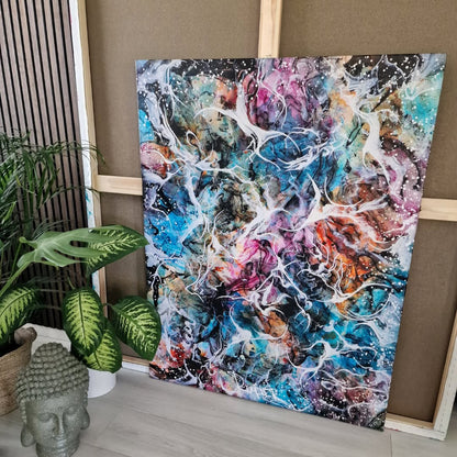 Chaos in Mandalay lærredsprint