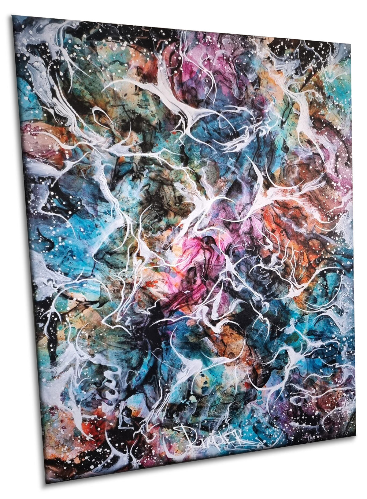 Chaos in Mandalay lærredsprint